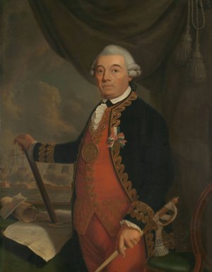 Portrait of Johan Arnold Zoutman by Cornelis Van Cuylenburgh II Oil Painting