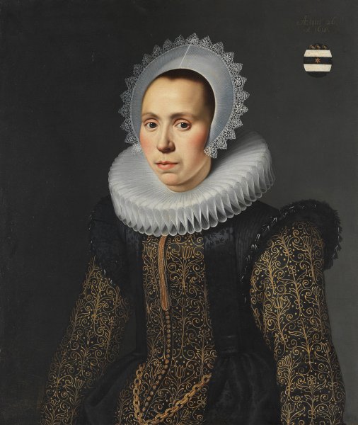 Main Product Photo of Portrat einer Edeldame  Painting by Cornelis Van Der Voort