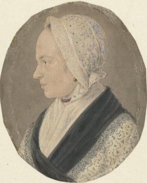 Portret van Willemijntje van den Bos by Cornelis Van Noorde Oil Painting