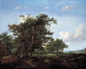 Pastoral Landscape Oil painting by Cornelis Vroom The Younger