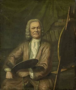 Portrait of Jan Maurits Quinkhard, Painter Oil painting by Cornelis Wever
