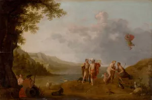 The Judgement Of Paris by Cornelis Willaerts Oil Painting