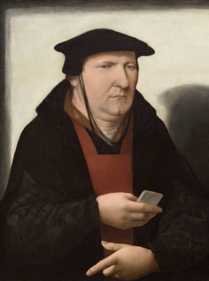 Portrait of a Man by Cornelius Anthonisz Oil Painting
