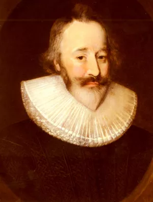 Portrait of Sir Henry Spiller of Laleham by Cornelius Janssens Ceulen - Oil Painting Reproduction