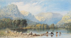 Thirlmere Lake, Cumbria by Cornelius Pearson Oil Painting