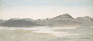 Craig Goch, Moel Hebog, North Wales by Cornelius Varley Oil Painting