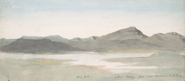 Craig Goch, Moel Hebog, North Wales  by Cornelius Varley - Hand-Painted Oil Painting Reproduction