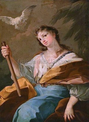 Allegory of Peace by Corrado Giaquinto Oil Painting