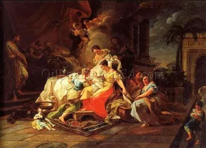 Birth of the Virgin Oil painting by Corrado Giaquinto