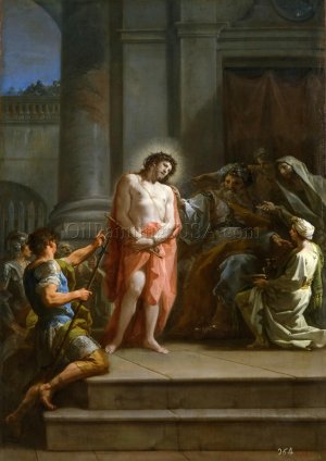 Christ Before Pilates by Corrado Giaquinto Oil Painting