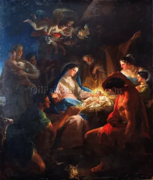 Nativity by Corrado Giaquinto Oil Painting