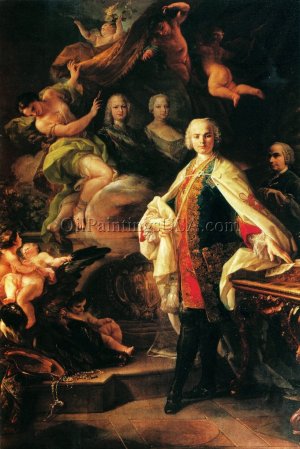 Portrait of the Singer Carlo Broschi by Corrado Giaquinto Oil Painting