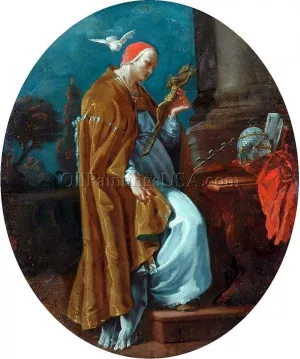 Saint Gregory the Great Oil painting by Corrado Giaquinto