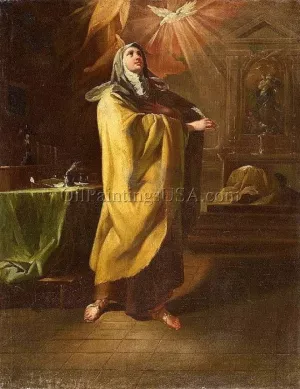 Saint Theresa of Avila by Corrado Giaquinto Oil Painting
