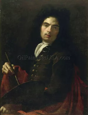Self-Portrait by Corrado Giaquinto Oil Painting