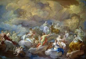 St. Lawrence in Glory by Corrado Giaquinto Oil Painting