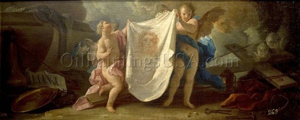 The Holy Face by Corrado Giaquinto - Hand-Painted Oil Painting Reproduction