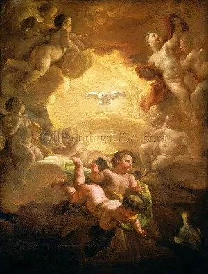 The Holy Spirit by Corrado Giaquinto Oil Painting
