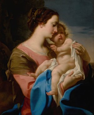 The Madonna And Child by Corrado Giaquinto Oil Painting
