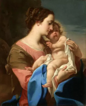 The Madonna and Child Oil painting by Corrado Giaquinto