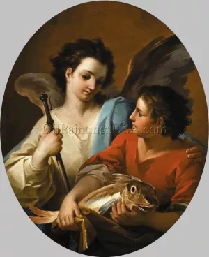 Tobias and the Angel by Corrado Giaquinto Oil Painting