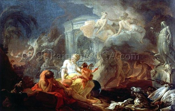 Venus and Vulcan by Corrado Giaquinto - Hand-Painted Oil Painting Reproduction