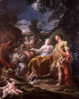 Venus Presenting Arms to Aeneas by Corrado Giaquinto Oil Painting