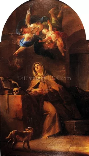 Vision of St. Margaret of Cortona by Corrado Giaquinto Oil Painting