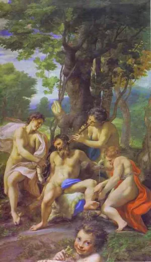 Allegory of the Vices painting by Correggio