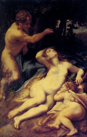 Antiope by Correggio Oil Painting