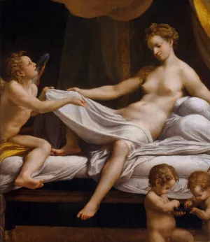 Danae Detail by Correggio - Oil Painting Reproduction