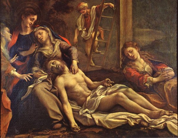 Main Product Photo of Deposition From the Cross Painting by Correggio