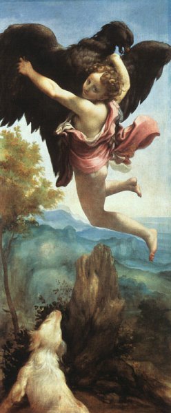 Ganymede by Correggio Oil Painting
