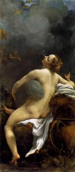 Jupiter and Io painting by Correggio