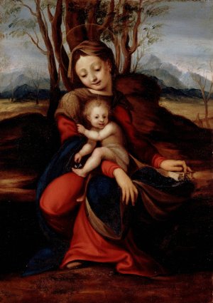 Madonna and Child by Correggio Oil Painting