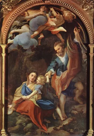 Madonna della Scodella by Correggio Oil Painting