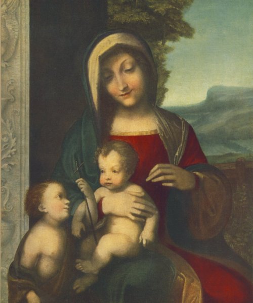 Madonna by Correggio - Hand-Painted Oil Painting Reproduction