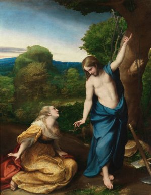 Noli me tangere by Correggio Oil Painting