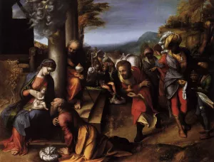 The Adoration of the Magi by Correggio - Oil Painting Reproduction