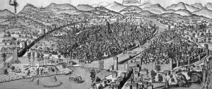 View of Florence with the Chain by Cosimo Rosselli Oil Painting
