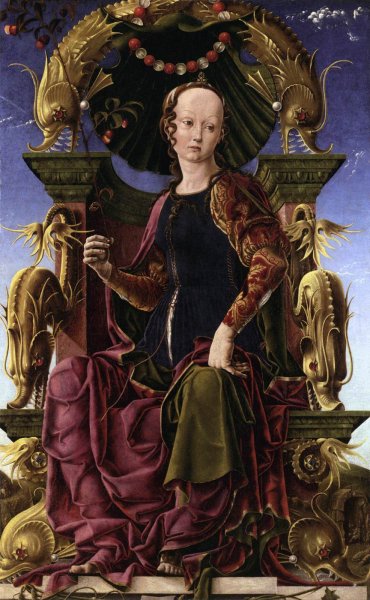 Main Product Photo of A Muse Calliope Painting by Cosme Tura