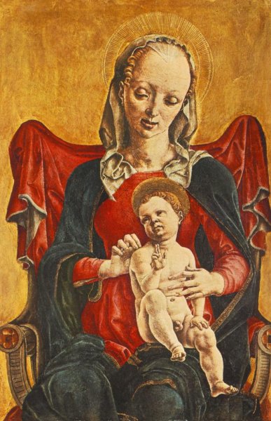 Main Product Photo of Madonna with the Child Painting by Cosme Tura