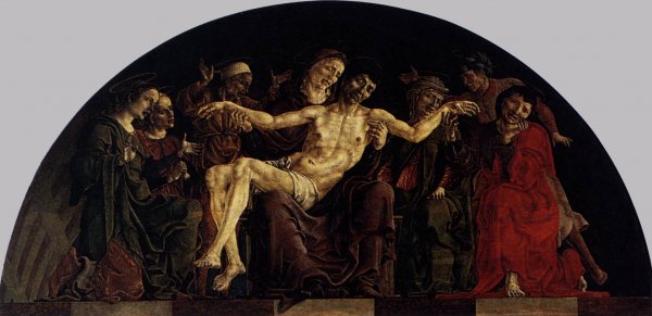 Main Product Photo of Pieta panel from the Roverella Polyptych 2 Painting by Cosme Tura