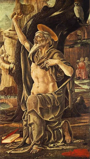 Saint Jerome painting by Cosme Tura
