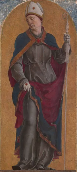 Saint Louis of Toulouse Oil painting by Cosme Tura