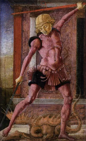 St George Oil painting by Cosme Tura