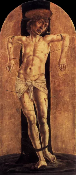 St Sebastian by Cosme Tura Oil Painting