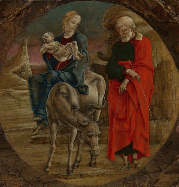 Main Product Photo of The Flight into Egypt  Painting by Cosme Tura