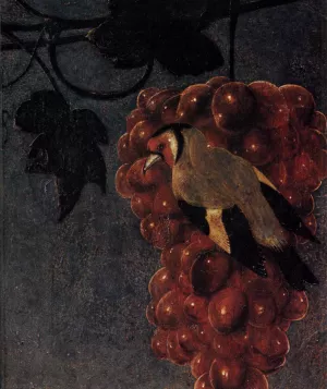 The Madonna of the Zodiac Detail Oil painting by Cosme Tura