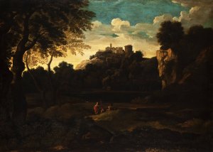 Landscape by Crescenzio Onofrij Oil Painting
